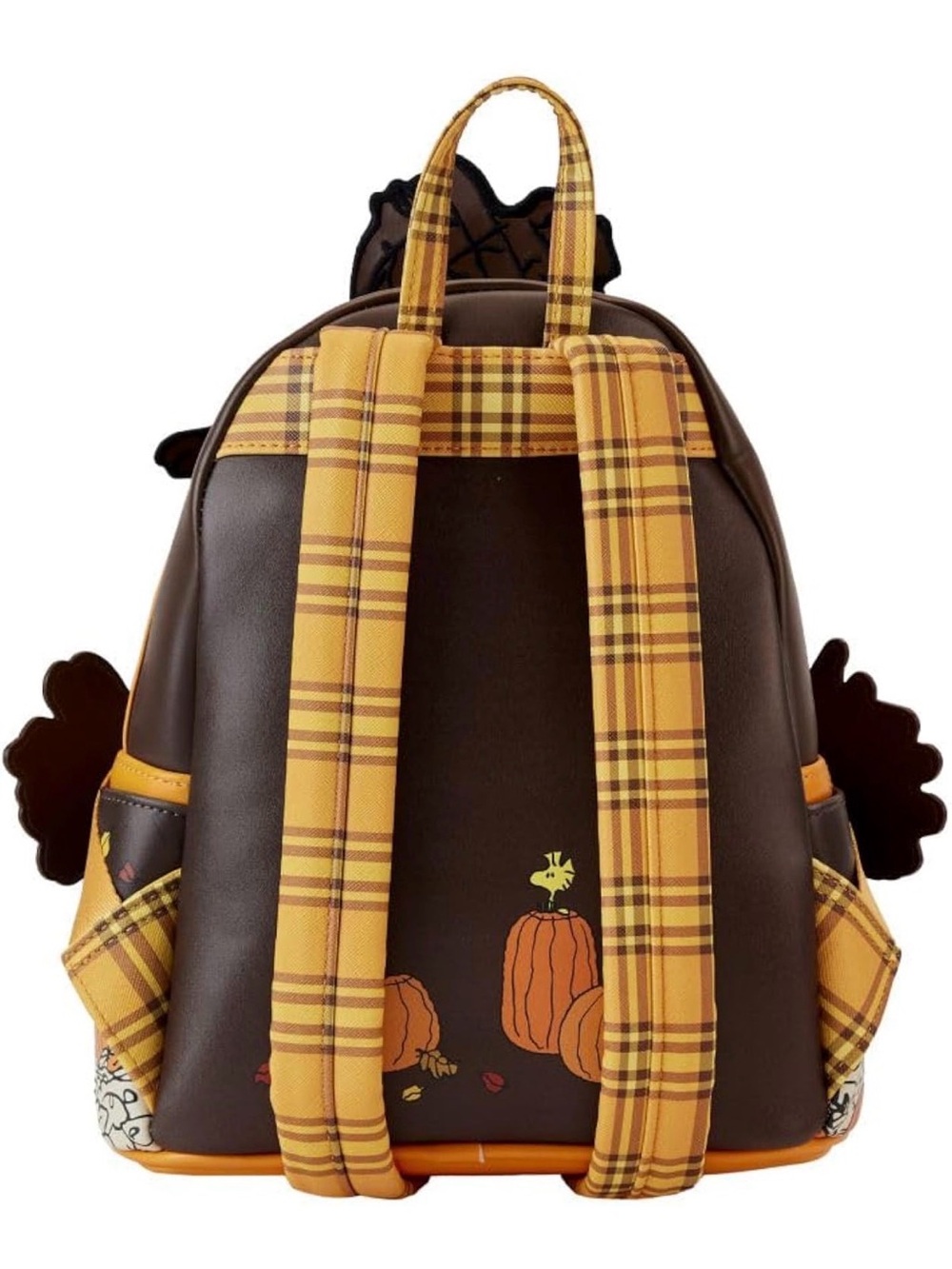 New Loungefly Peanuts Snoopy Scarecrow Costume Figural Mini Backpack - Picture 4 of 5